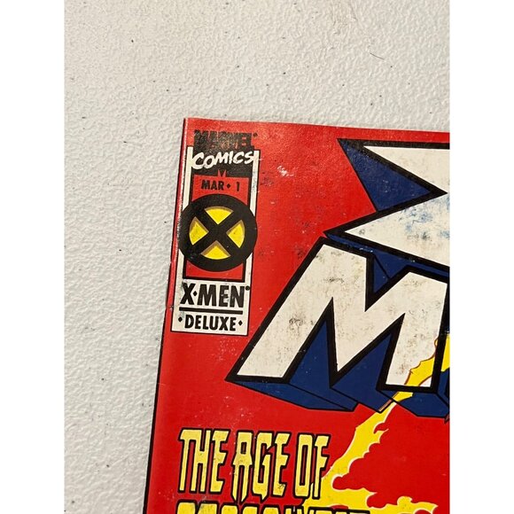 X-Man Deluxe 1 Marvel Comics March 1995 Direct Edition Pre-Owned - Picture 3 of 10
